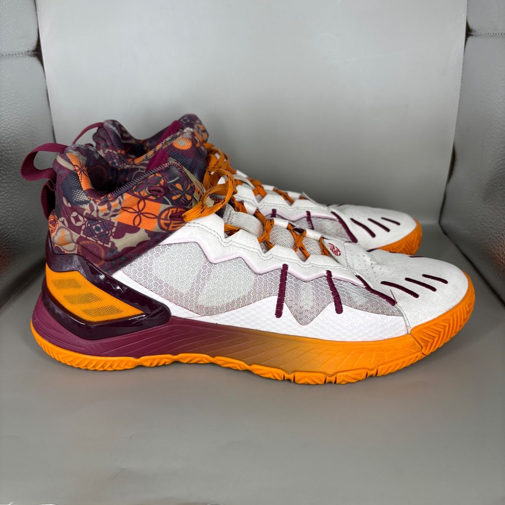 Adidas D Rose Son of Chi 2.0 Basketball Shoe White Orange Purple GY9002 Mens 8.5